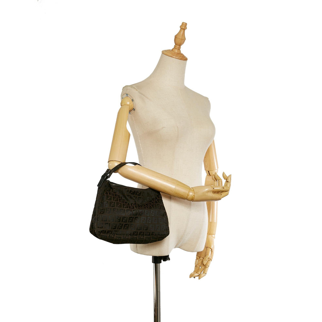 Fendi Zucchino Canvas Handbag (SHG-25828)
