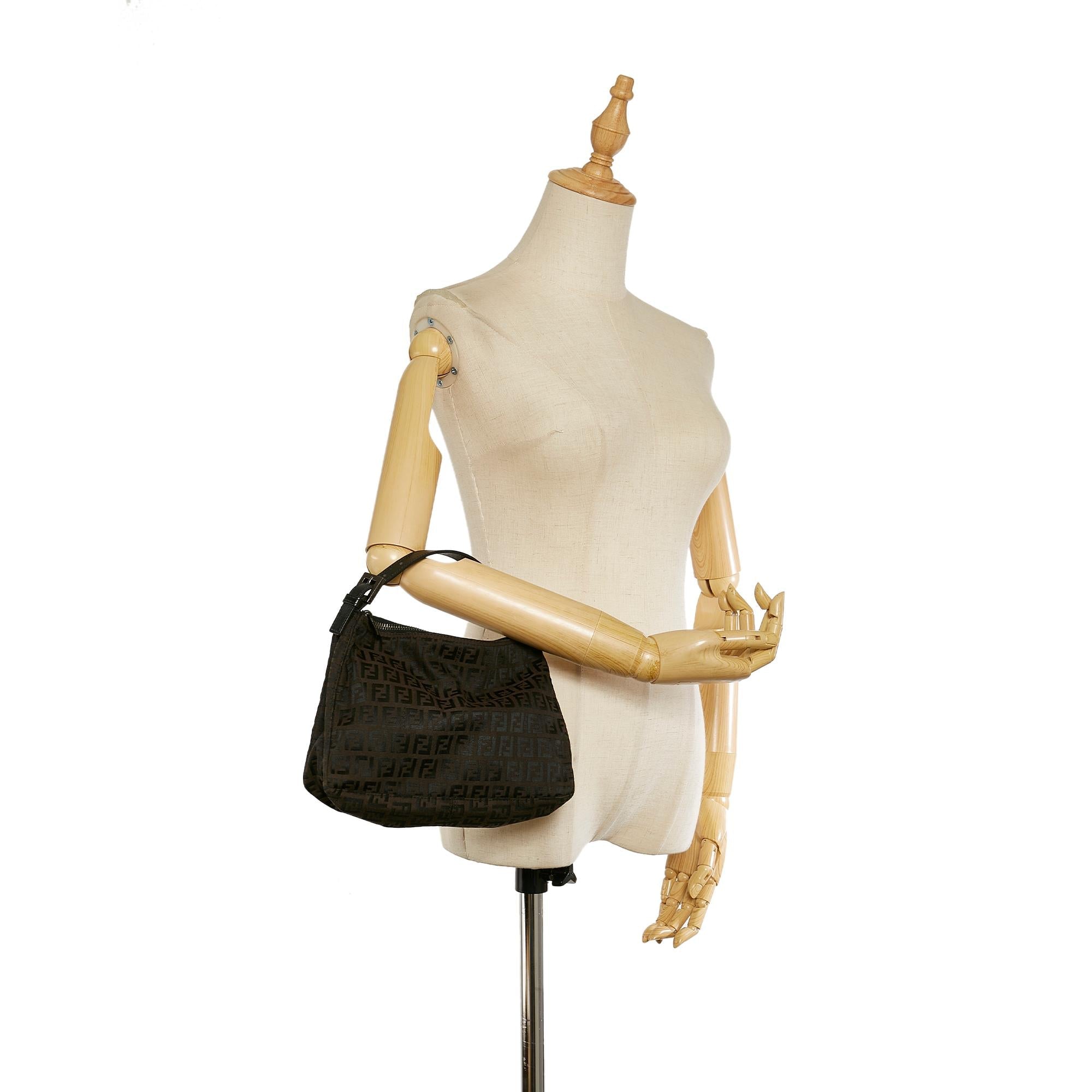Fendi Zucchino Canvas Handbag (SHG-25828)