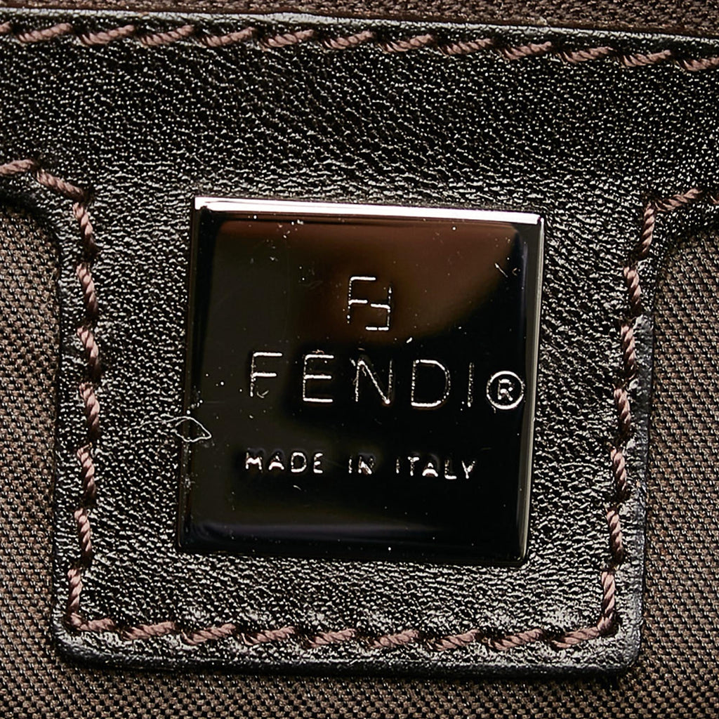Fendi Zucchino Canvas Handbag (SHG-26783)