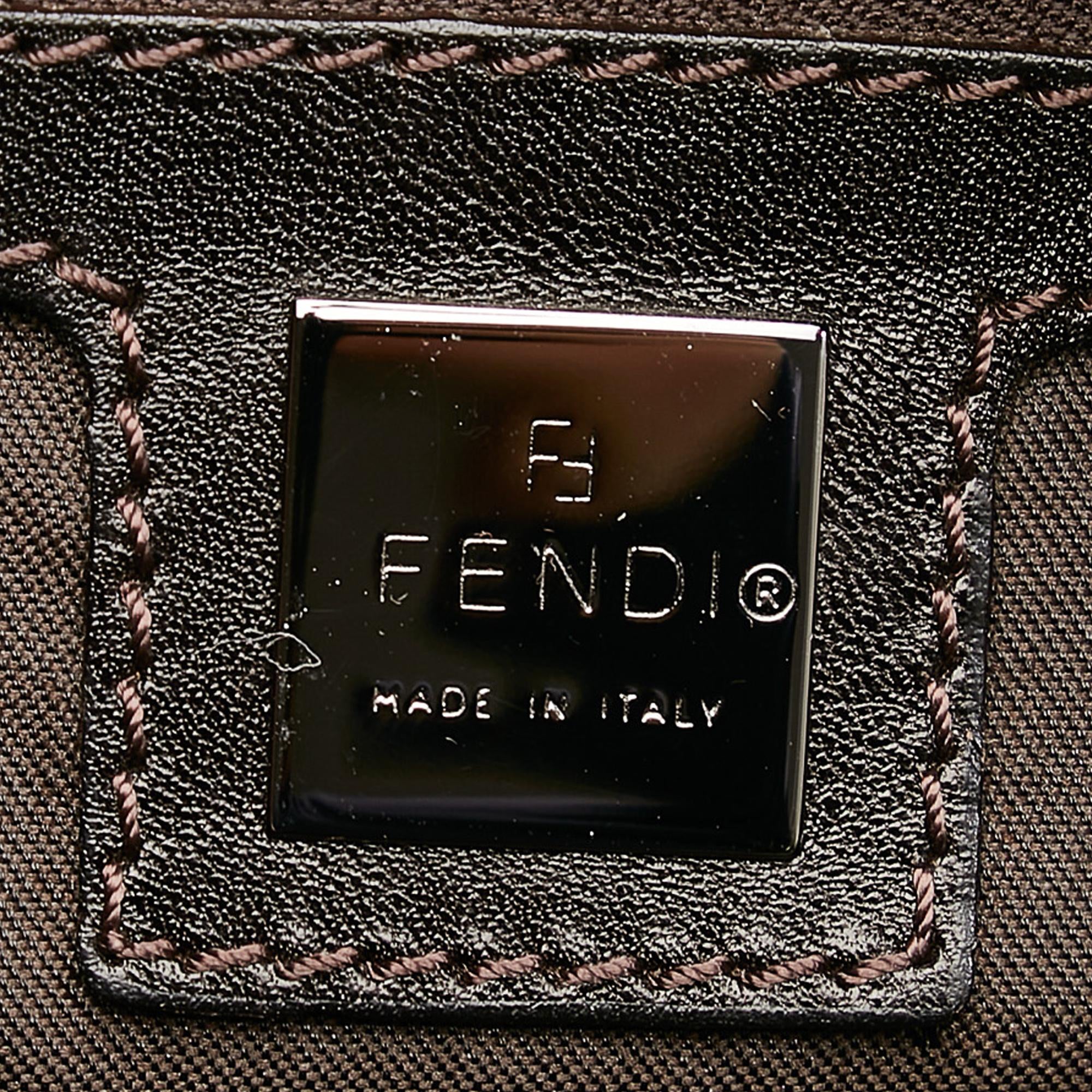 Fendi Zucchino Canvas Handbag (SHG-26783)