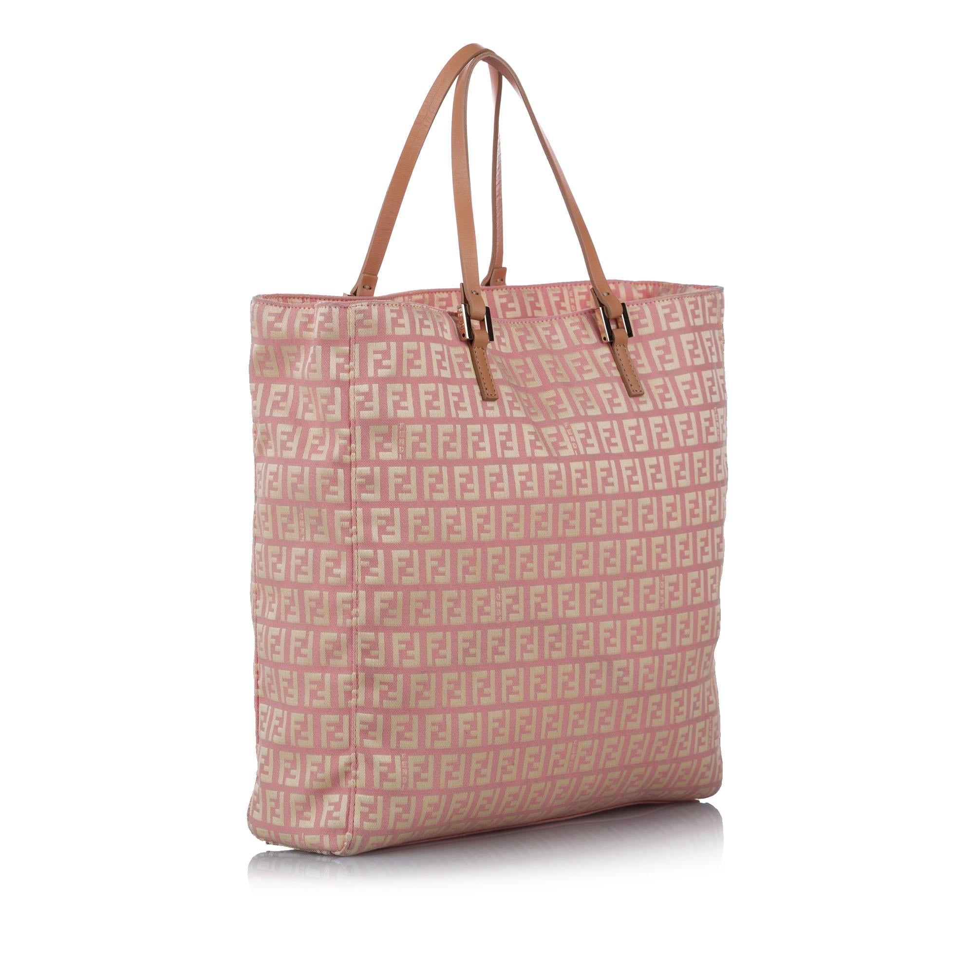 Fendi Zucchino Canvas Tote Bag (SHG-23123)