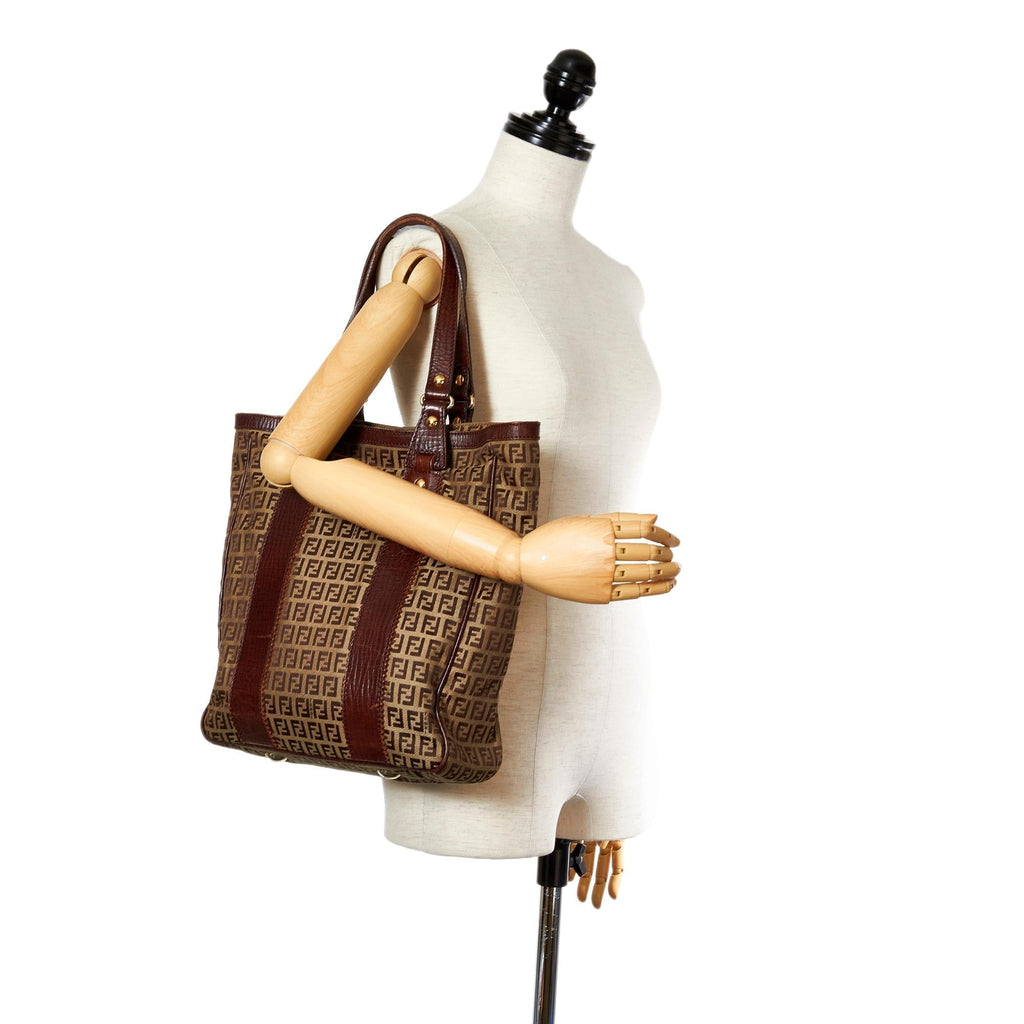 Fendi Zucchino Canvas Tote Bag (SHG-24739)