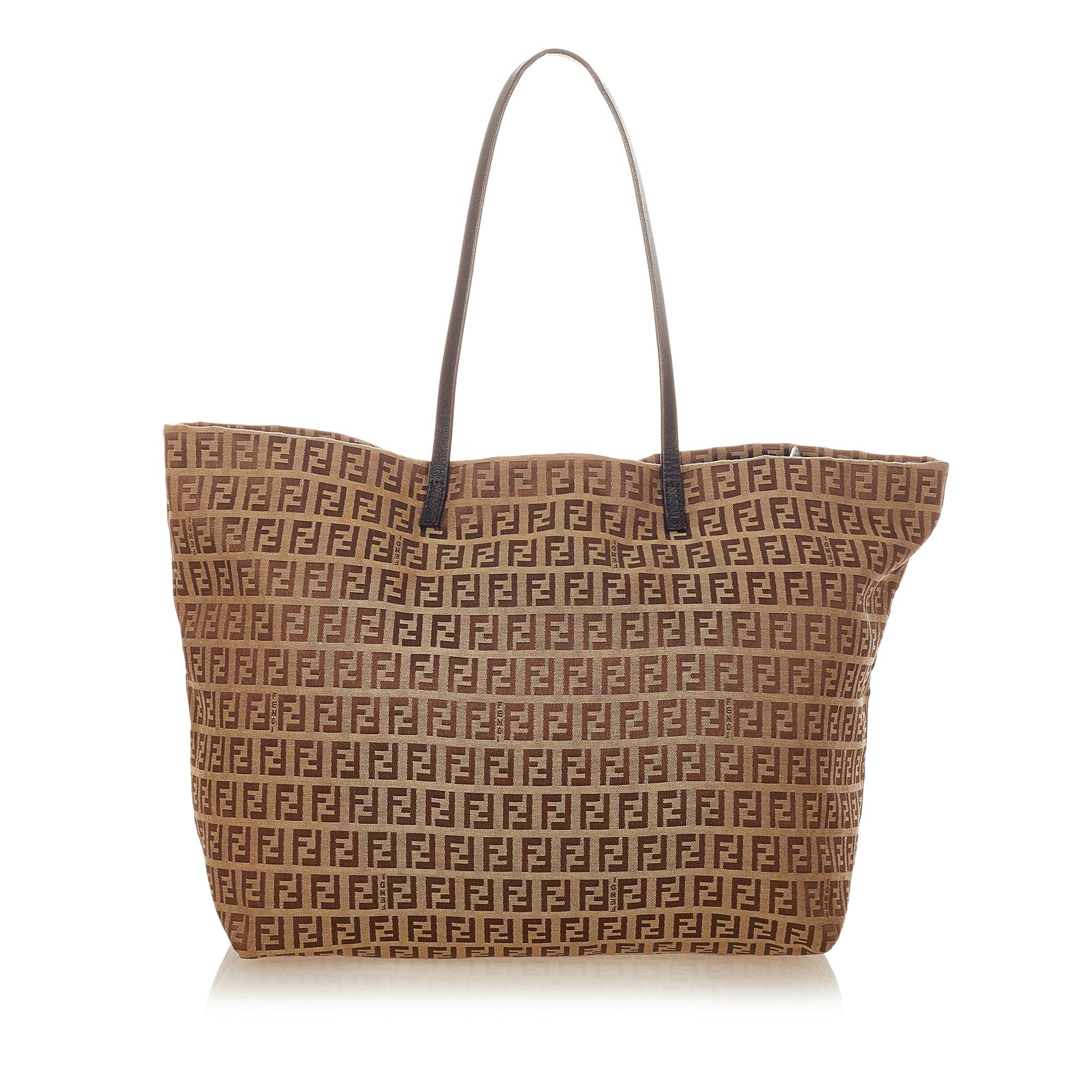 Fendi Zucchino Canvas Tote Bag (SHG-26505)