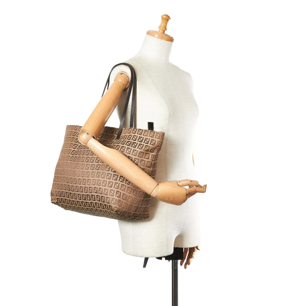 Fendi Zucchino Canvas Tote Bag (SHG-26505)