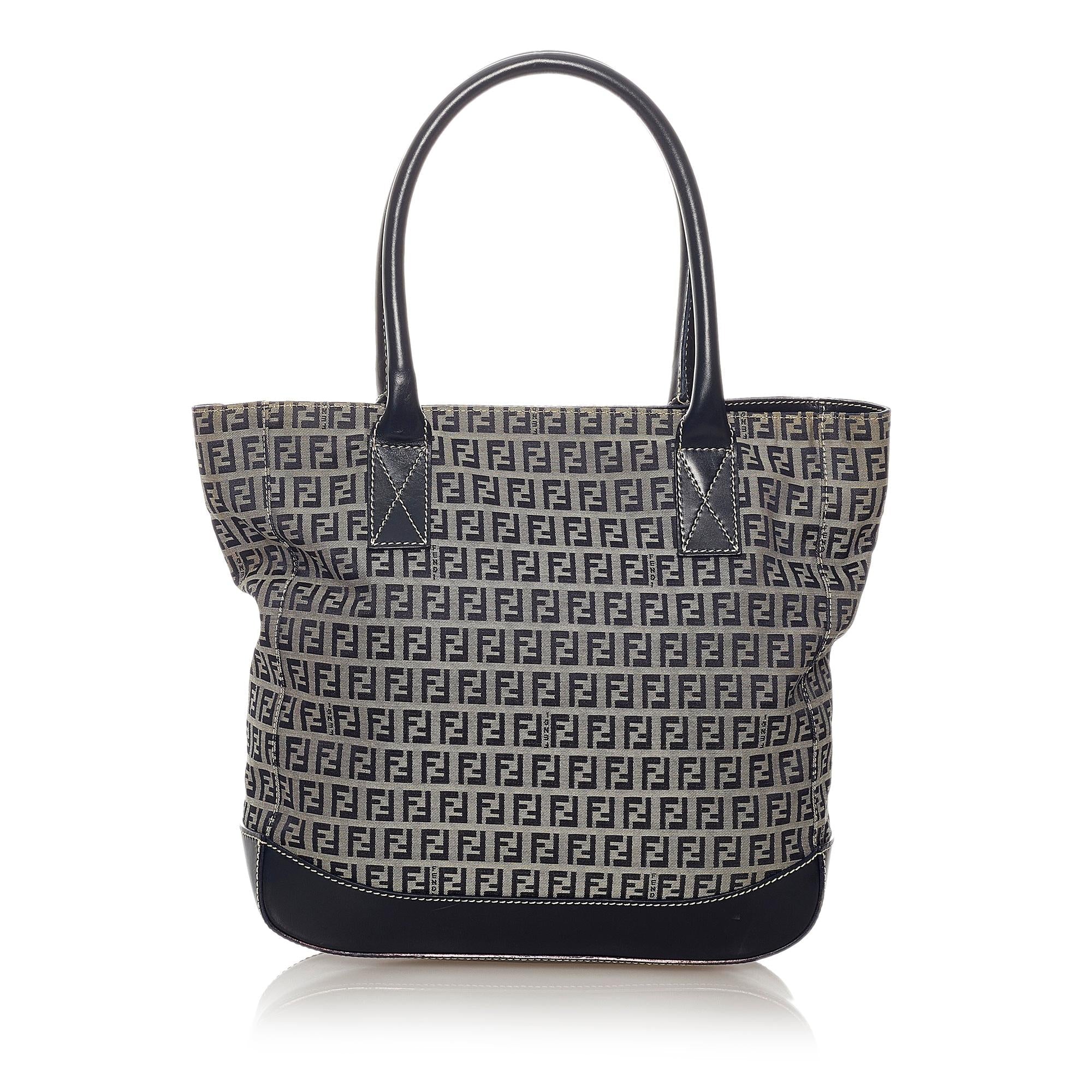 Fendi Zucchino Canvas Tote Bag (SHG-27366)