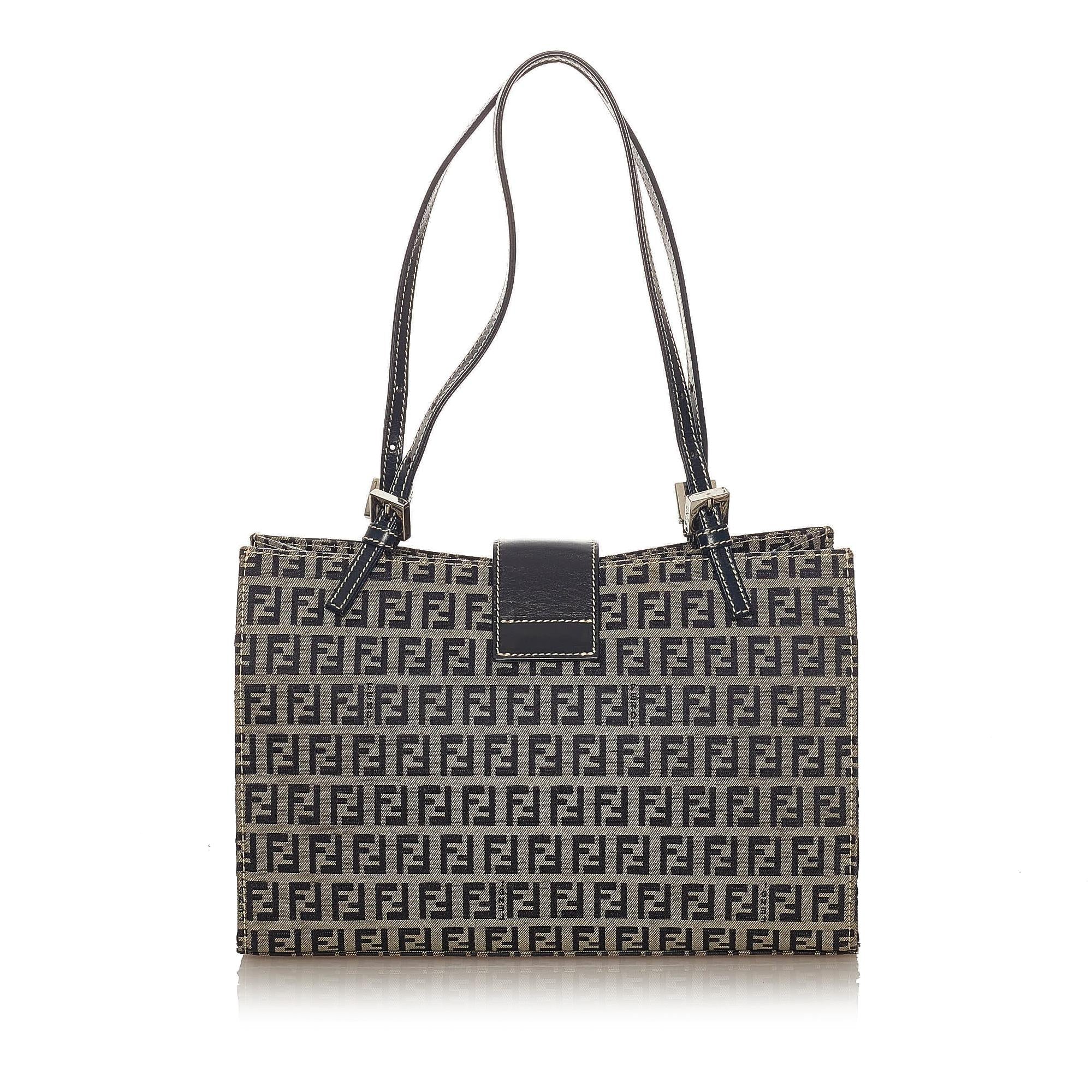 Fendi Zucchino Canvas Tote Bag (SHG-28122)