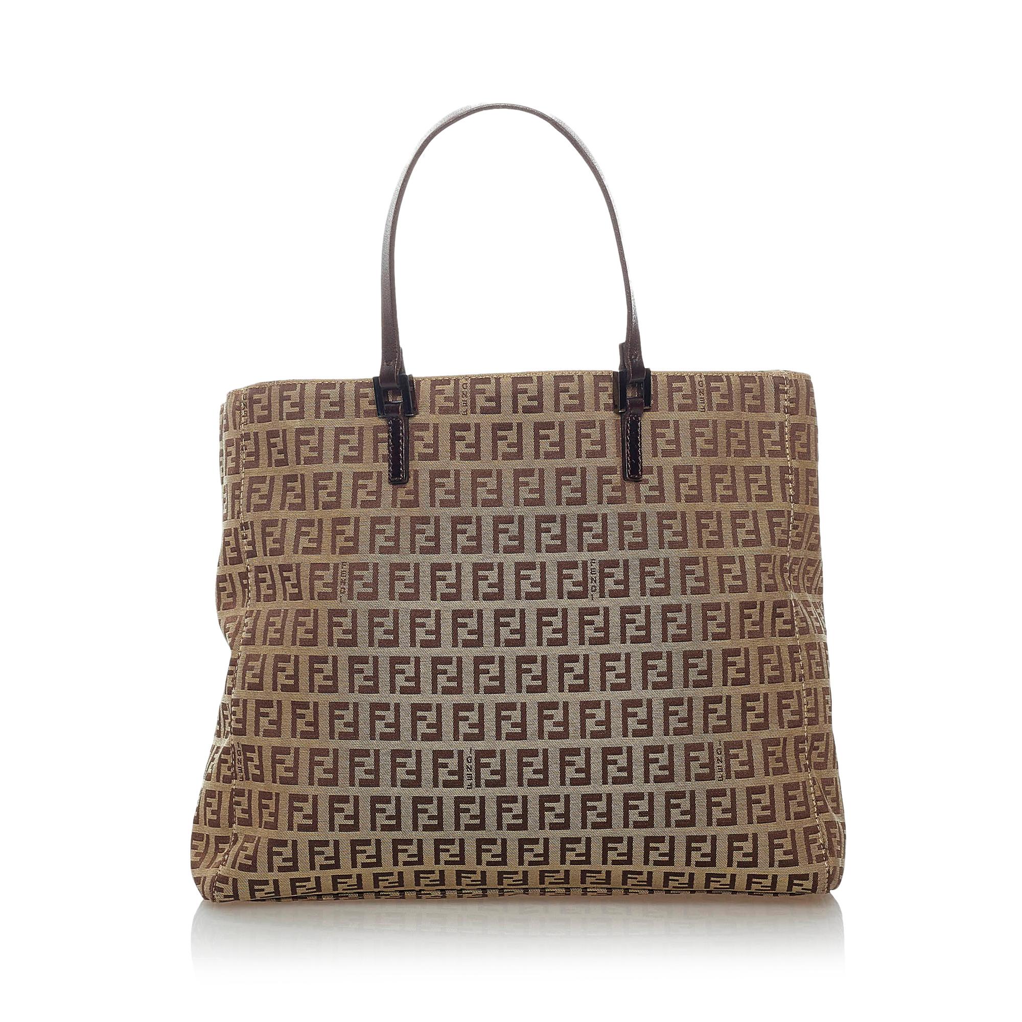 Fendi Zucchino Canvas Tote Bag (SHG-31149)