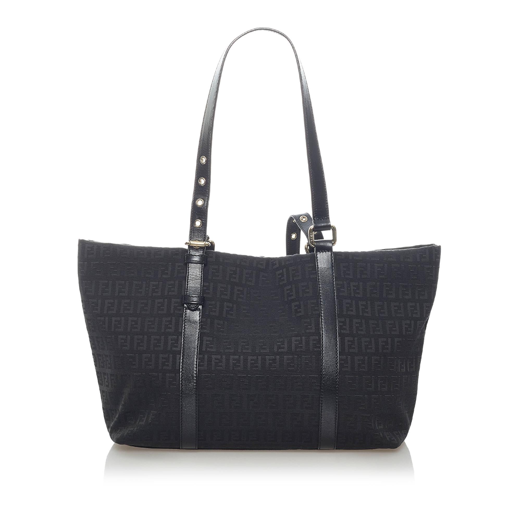 Fendi Zucchino Canvas Tote Bag (SHG-33555)