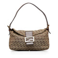 Fendi Zucchino Double Flap Baguette (SHG-30Rj5M)