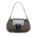 Fendi Zucchino Drawstring Baguette (SHG-dlGIc3)