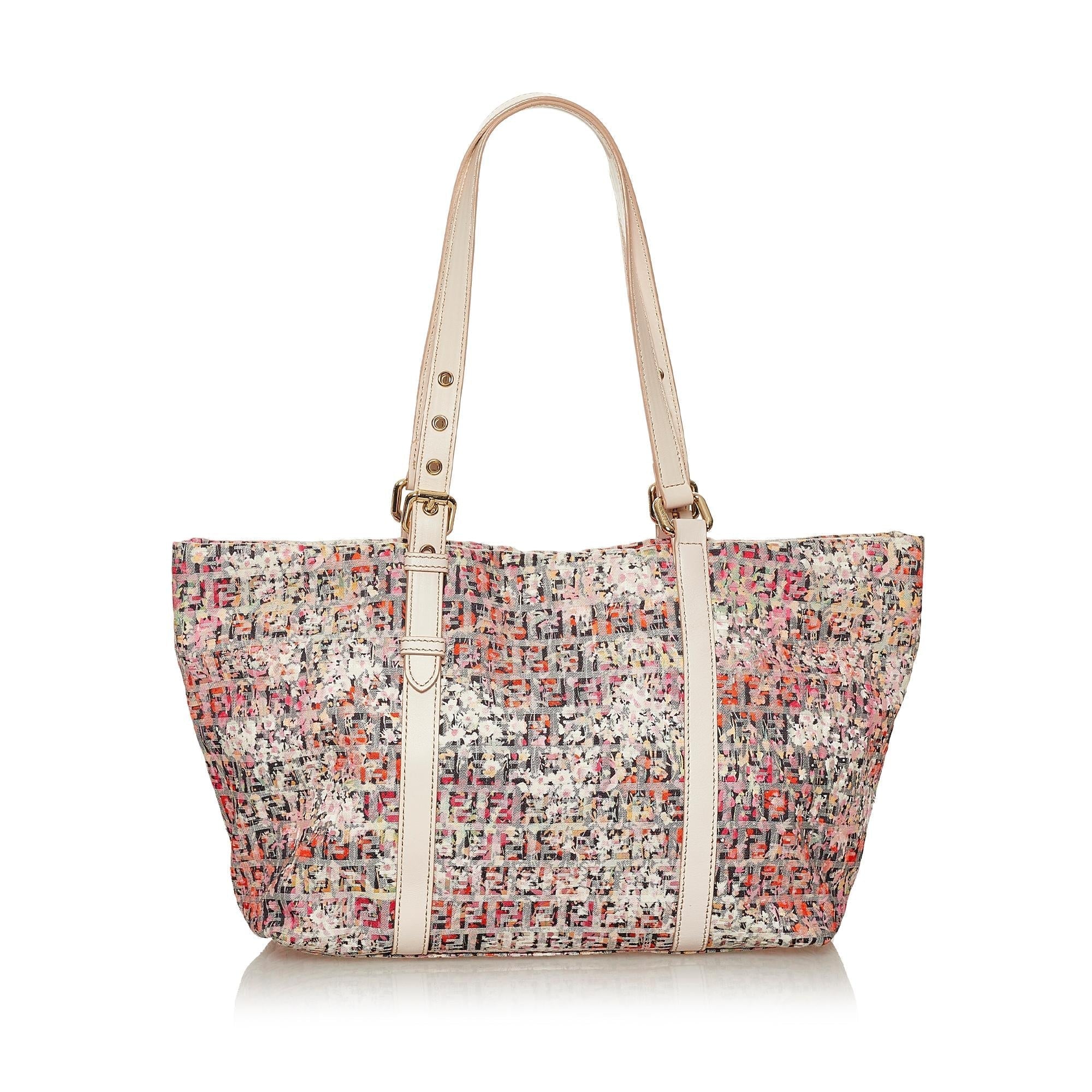 Fendi Zucchino Floral Tote Bag (SHG-28531)