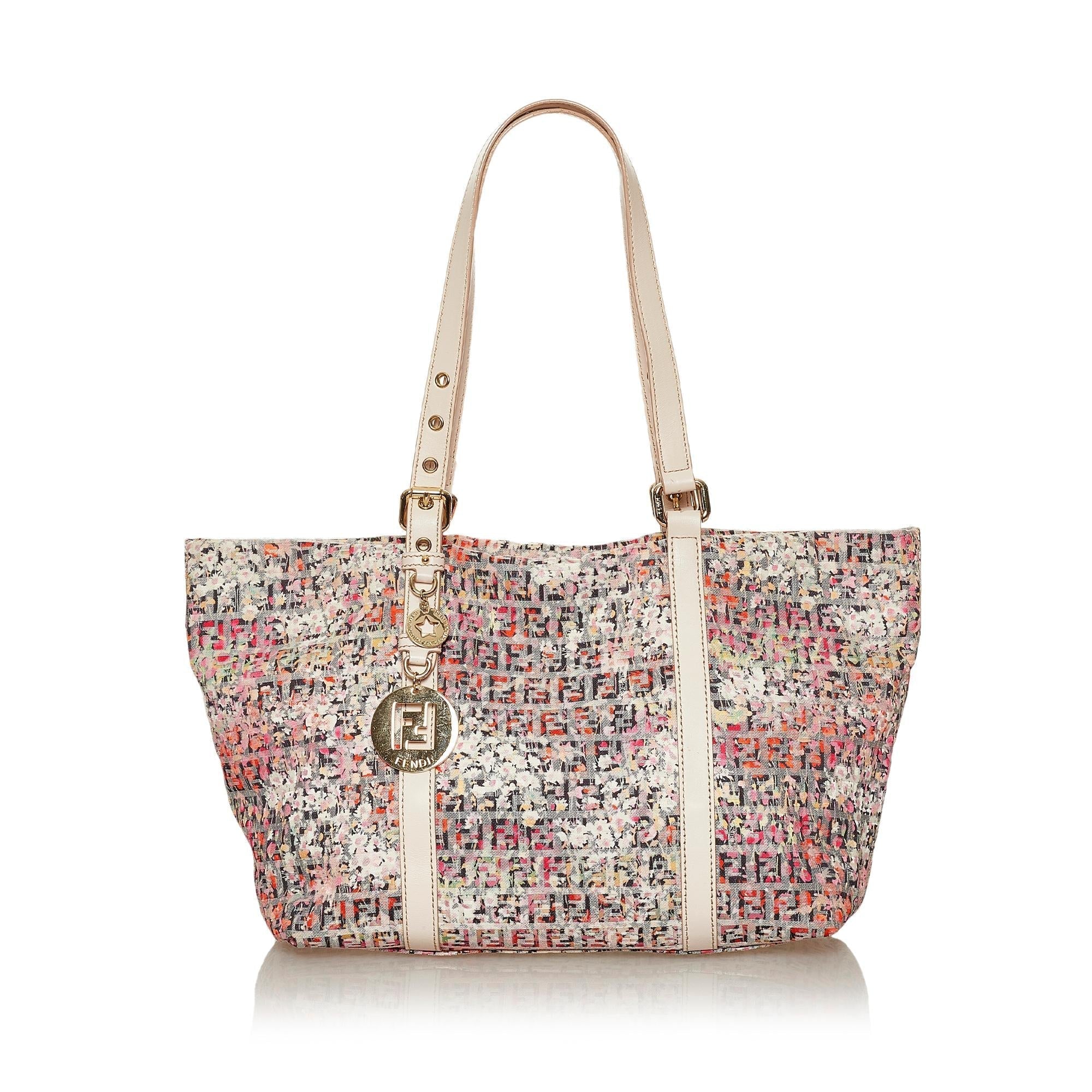 Fendi Zucchino Floral Tote Bag (SHG-28531)