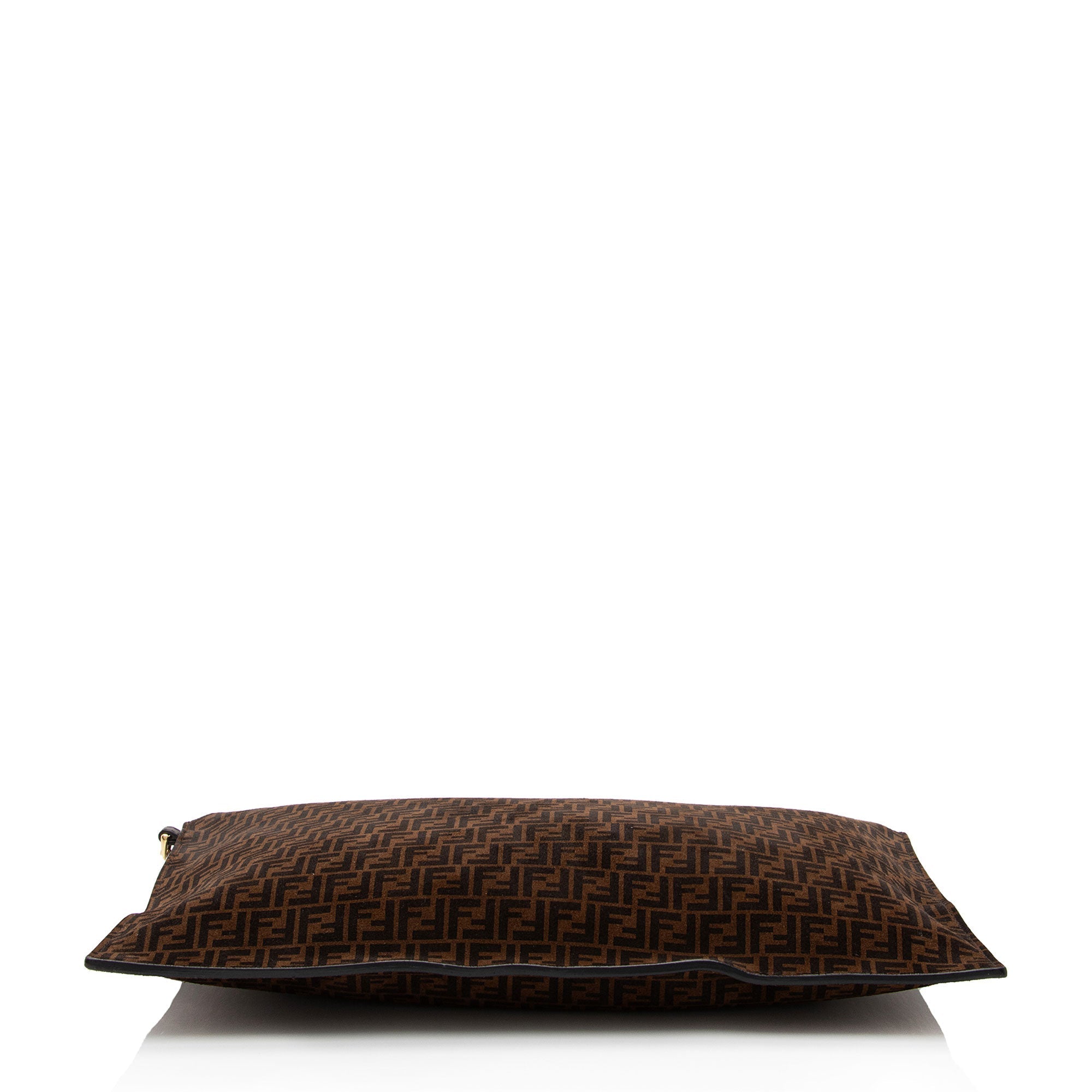 Fendi Zucchino Suede Large Flat Pouch (SHF-79WgbJ)