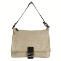 Fendi Fendi Mamma shoulder bag in beige monogram canvas - '10s