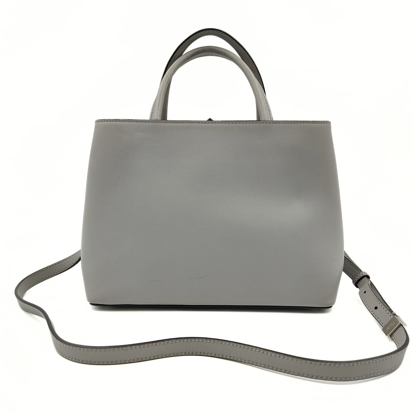 Fendi Fendi 2Jours shoulder bag in gray leather - '10s