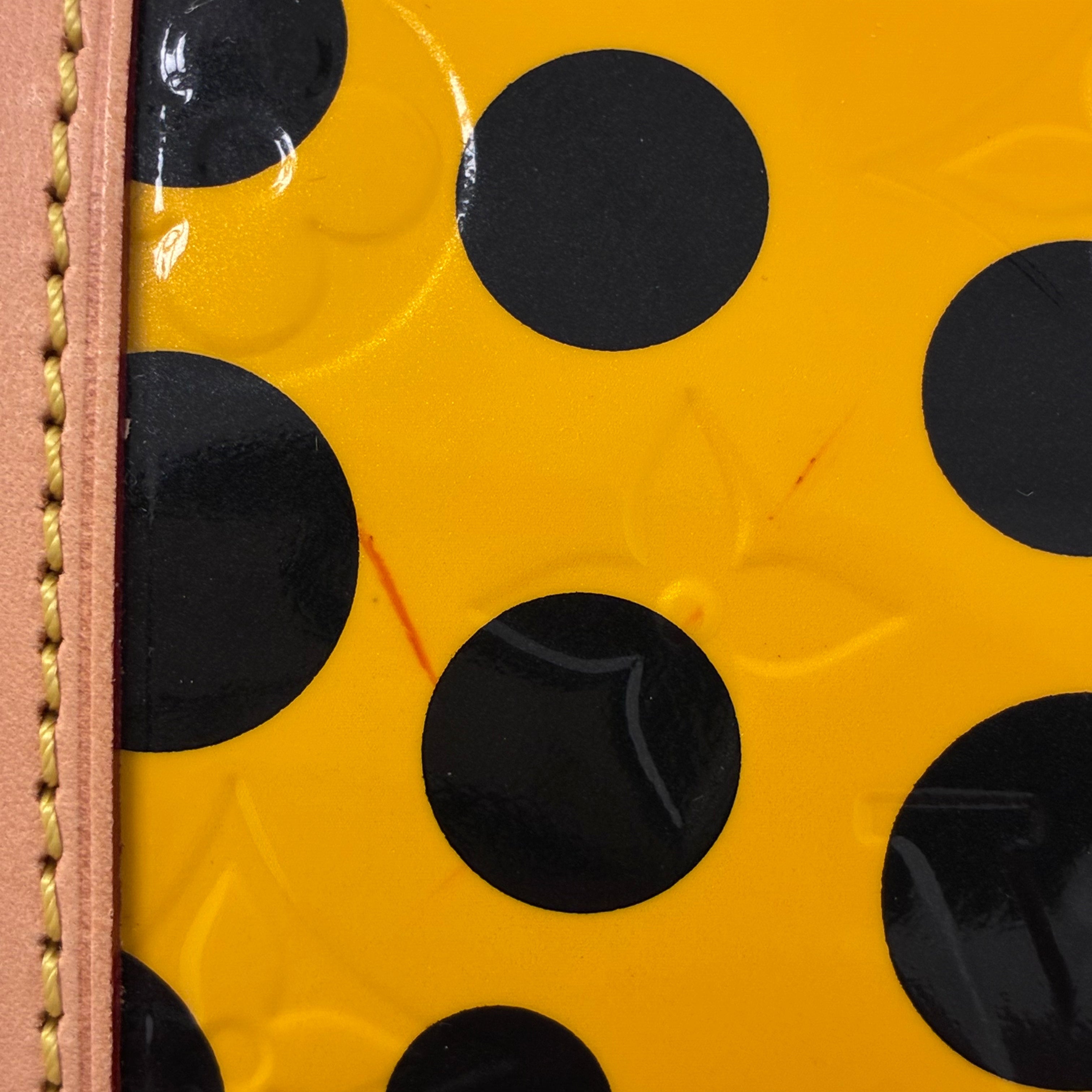 Louis Vuitton Yellow Pumpkin Dot Papillon 30 Handbag M91424
