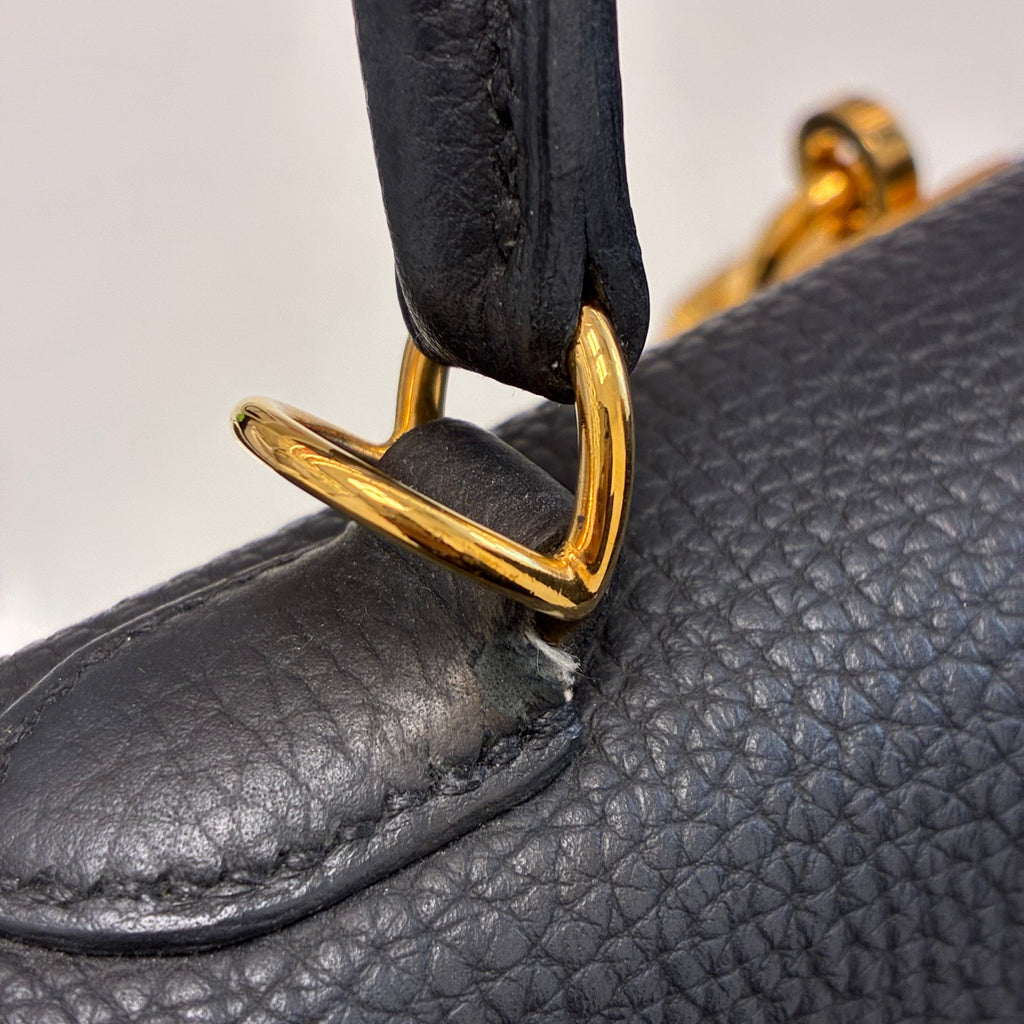 Hermes Plomb Togo Kelly 25 Retourne 2way Shoulder Handbag