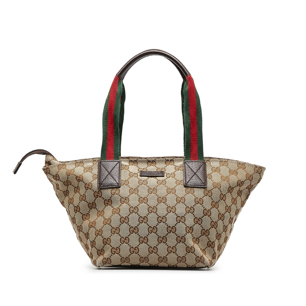 GUCCI GG Canvas Web Shoulder Bag