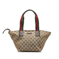 GUCCI GG Canvas Web Shoulder Bag