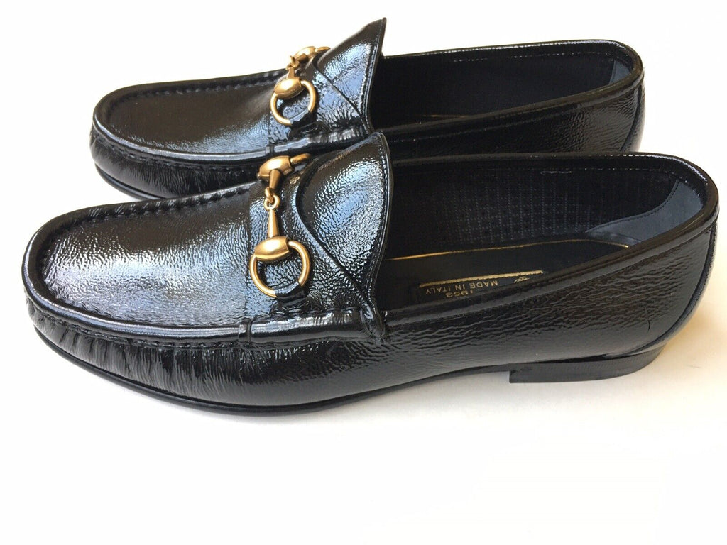 GUCCI 1953 HORSEBIT PATENT LEATHER LOAFERS