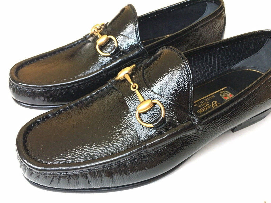 GUCCI 1953 HORSEBIT PATENT LEATHER LOAFERS