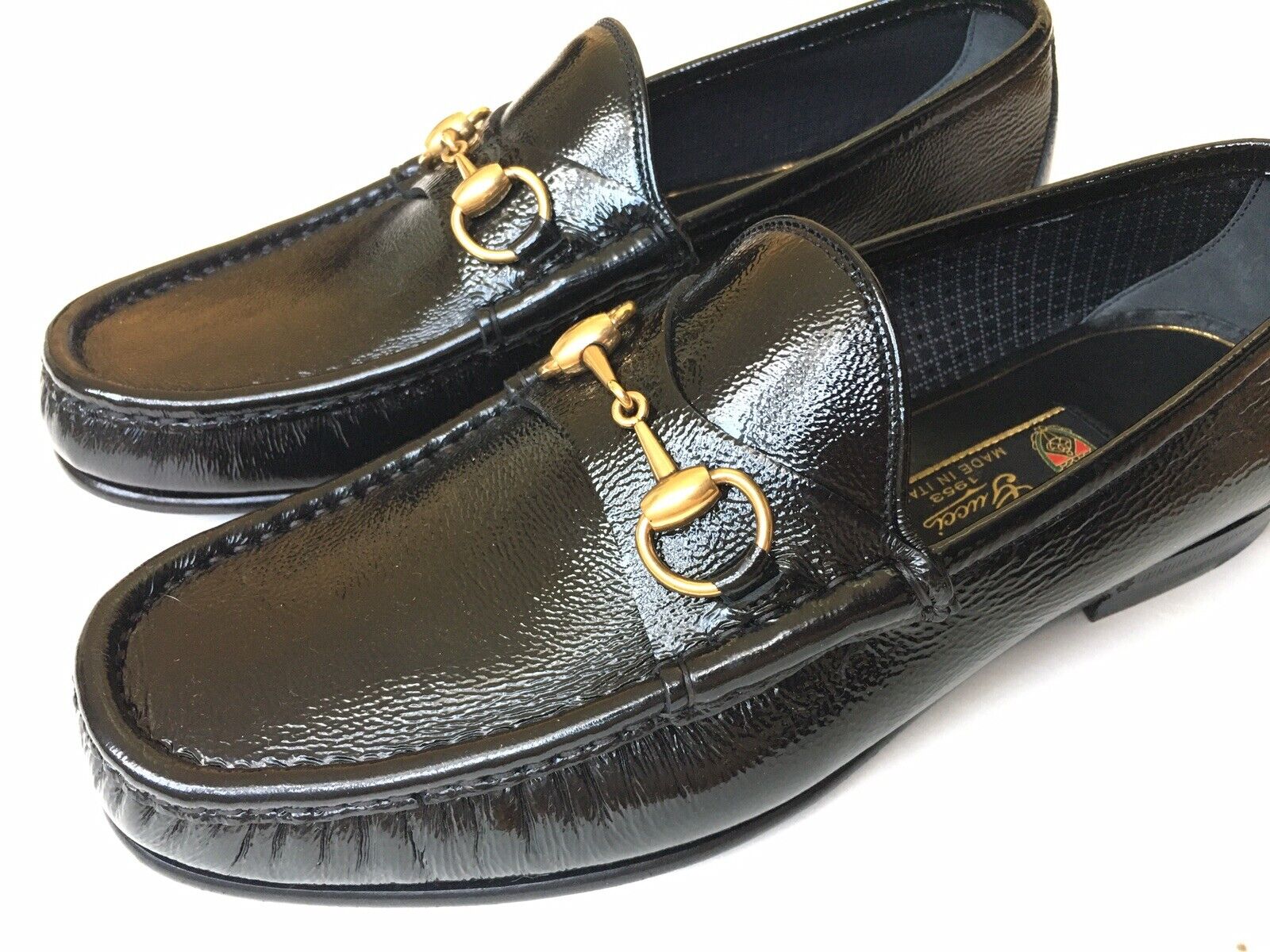 GUCCI 1953 HORSEBIT PATENT LEATHER LOAFERS