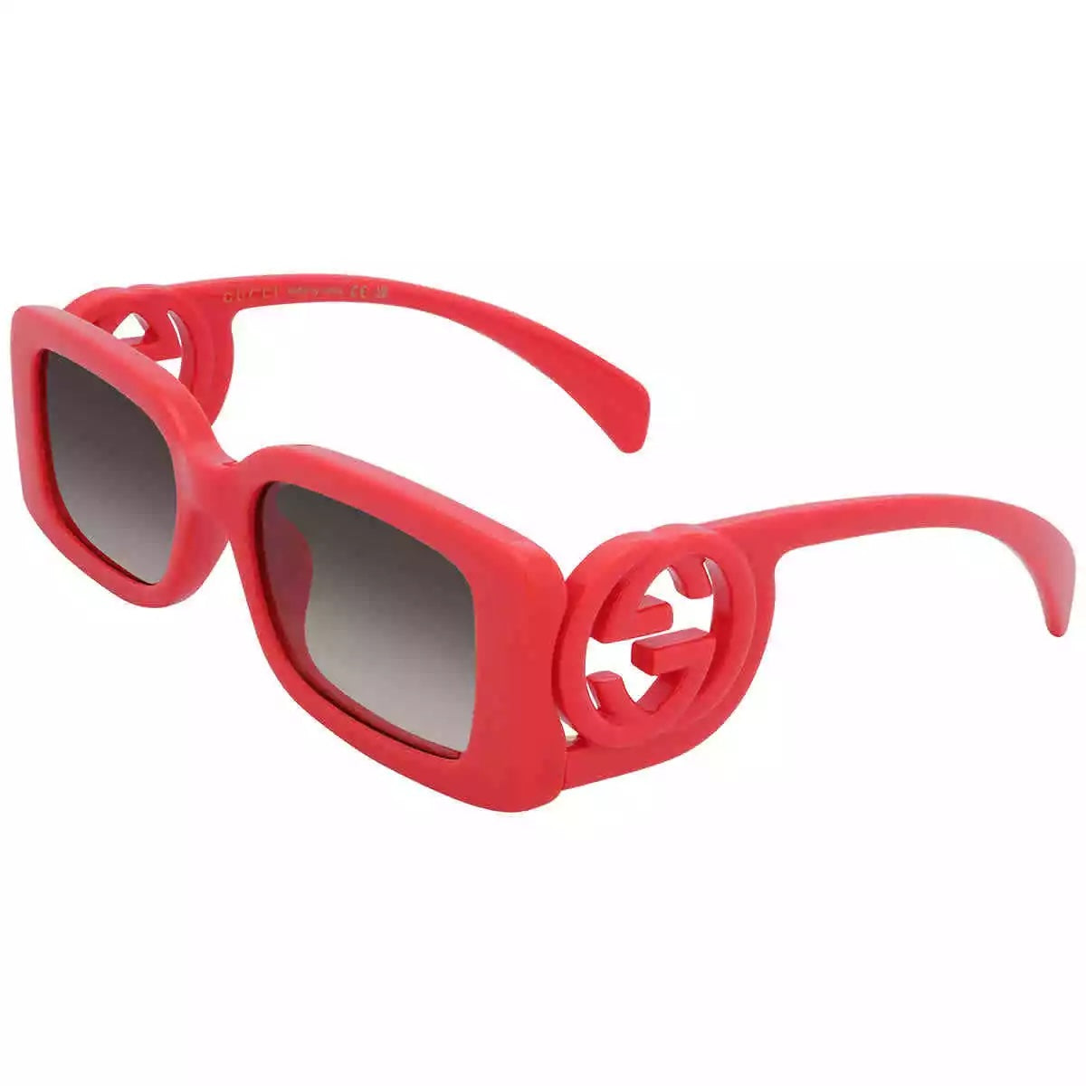GUCCI GG ACETATE CHAISE RECTANGULAR FRAME SUNGLASSES