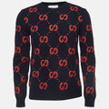 GUCCI ANIMALIUM EMBROIDERY BAT SWEATER