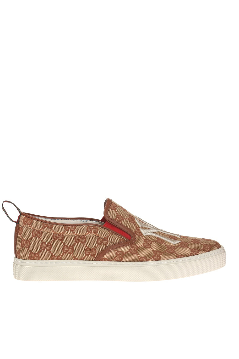 GUCCI BROWN GUCCI X NY YANKEES SNEAKERS