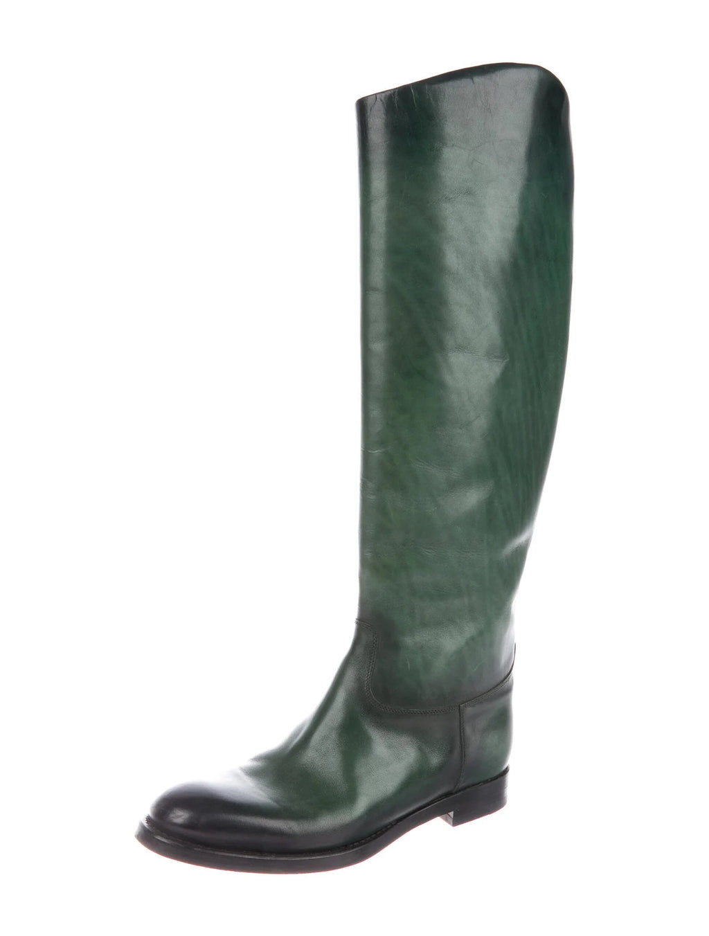 GUCCI BETIS GLAMOUR WEB RIDING BOOTS
