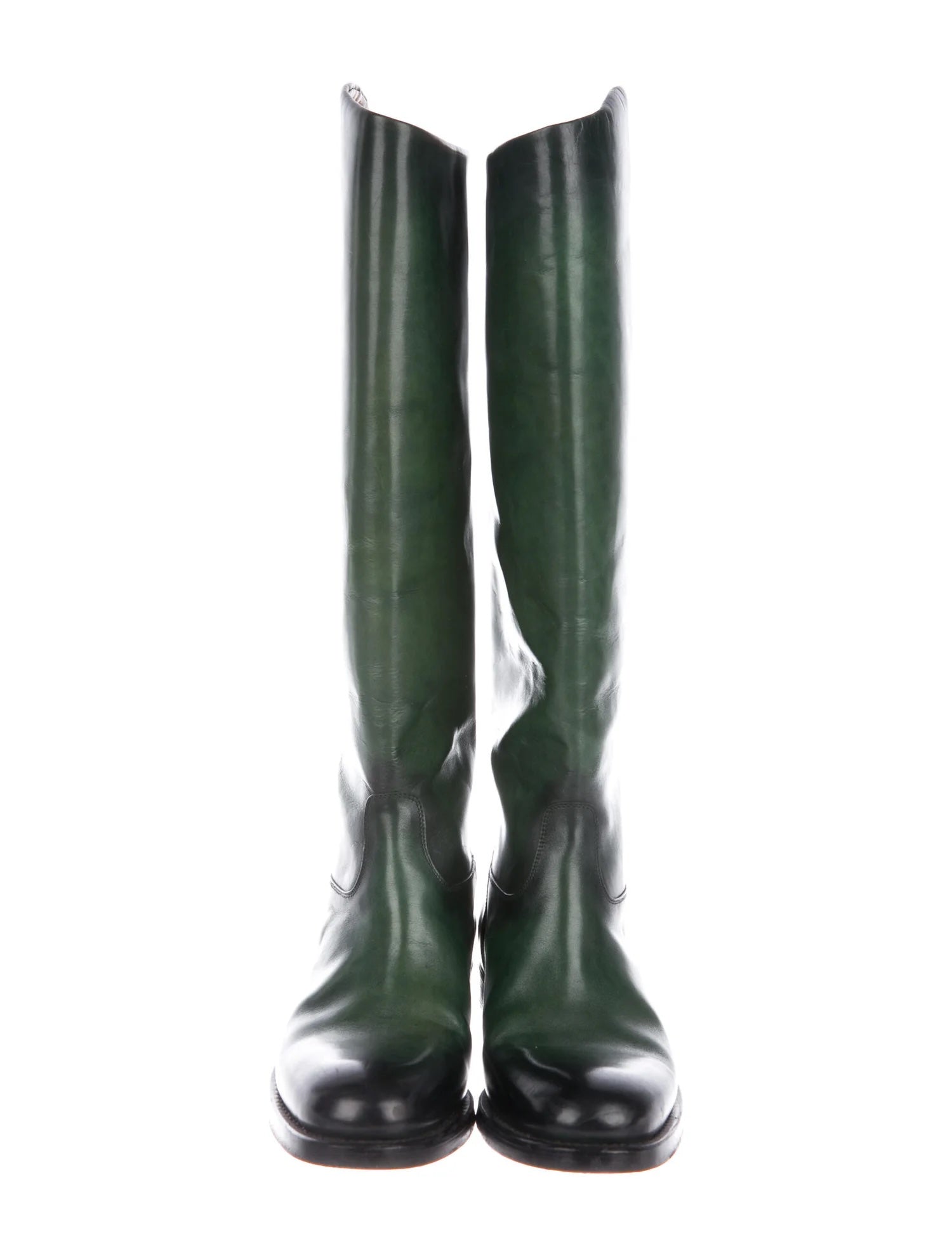 GUCCI BETIS GLAMOUR WEB RIDING BOOTS