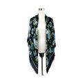 GUCCI BLOOM PRINT SILK MODAL SCARF SHAWL