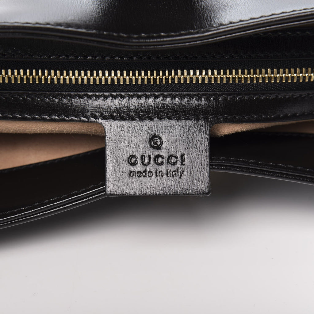 GUCCI 1961 CALFSKIN LEATHER BOARDED DYANA LUX SMALL JACKIE HOBO BAG