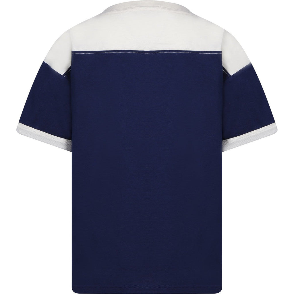 GUCCI KIDS POUNCING TIGER LOGO PRINT T-SHIRT