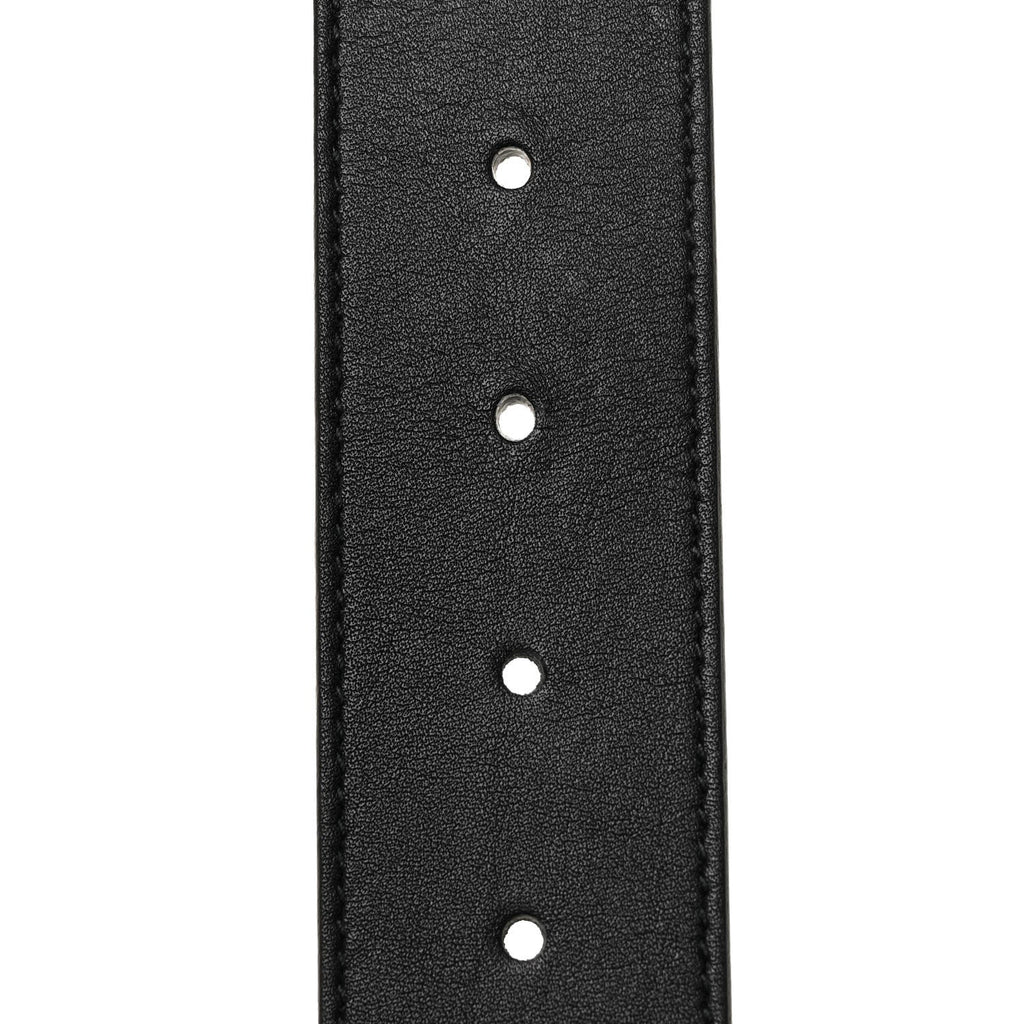 GUCCI GG CALFSKIN LEATHER CRYSTAL 40MM BELT