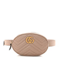 GUCCI CALFSKIN GG MARMONT MATELASSE BELT BAG