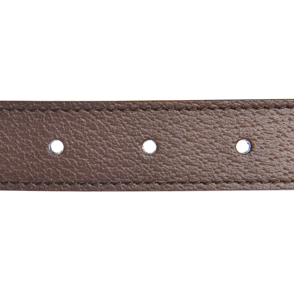 GUCCI CALFSKIN LEATHER TORCHON DOUBLE G BELT