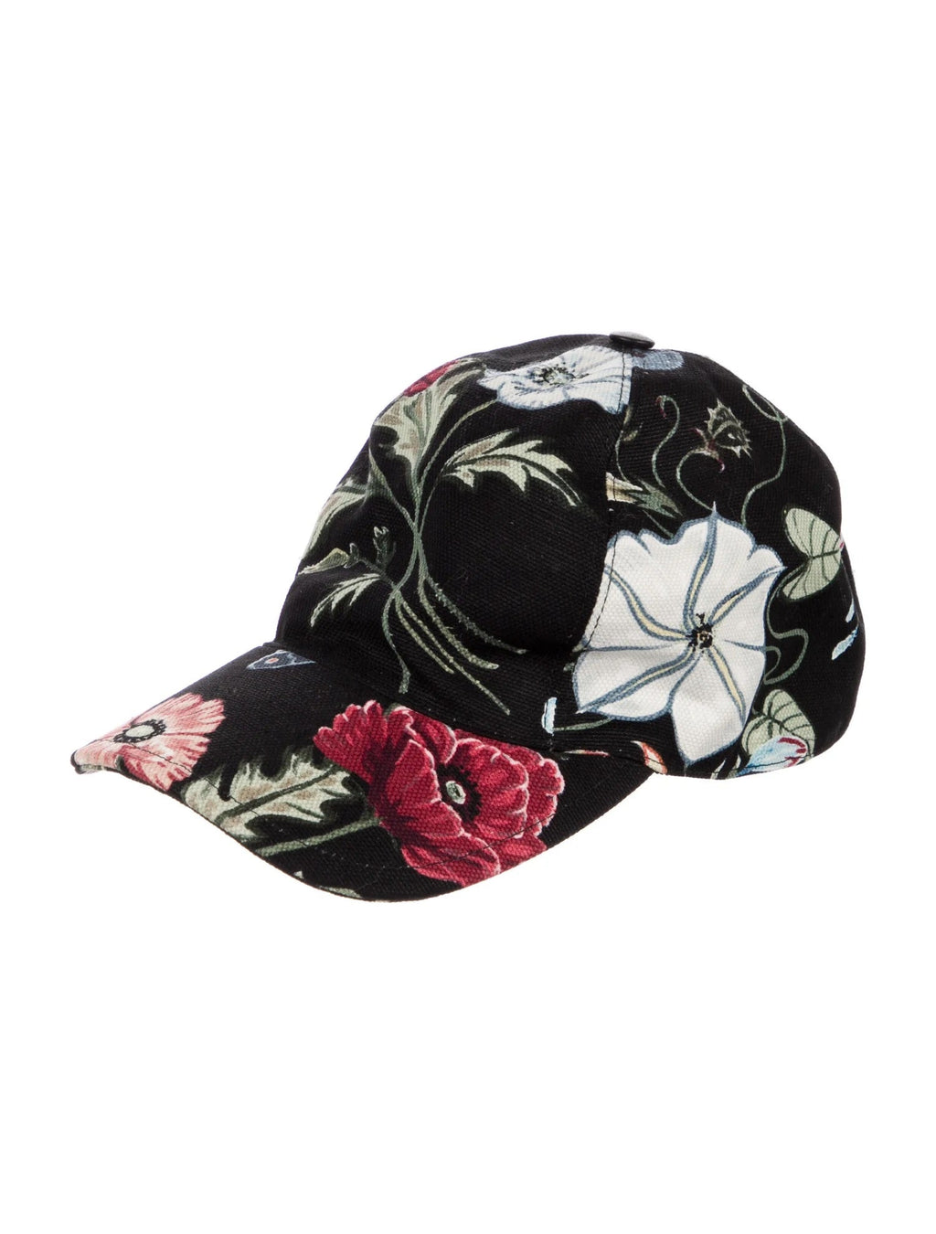 GUCCI CANVAS FLORA KNIGHT BASEBALL HAT