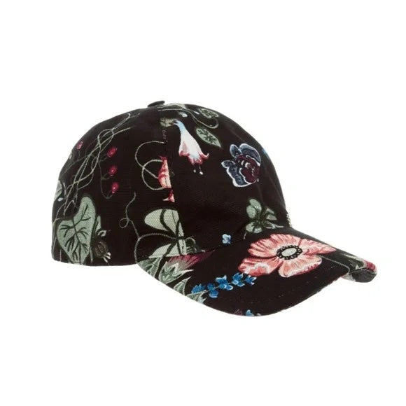 GUCCI CANVAS FLORA KNIGHT BASEBALL HAT