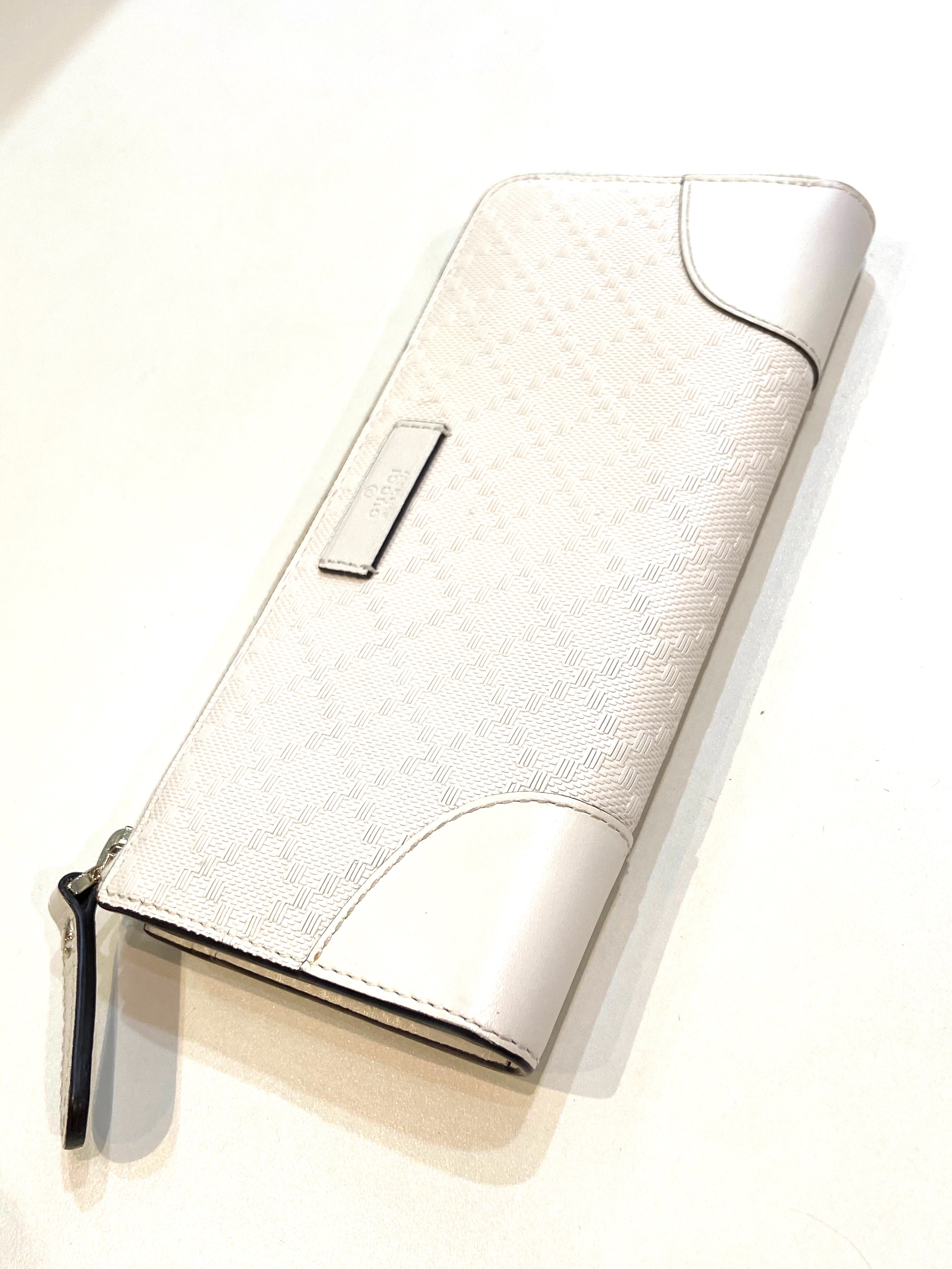 GUCCI DIAMANTE PRINT CONTINENTAL VINTAGE WALLET