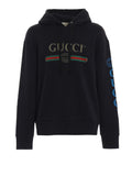 GUCCI EMBROIDERED DRAGON HOODED SWEATSHIRT