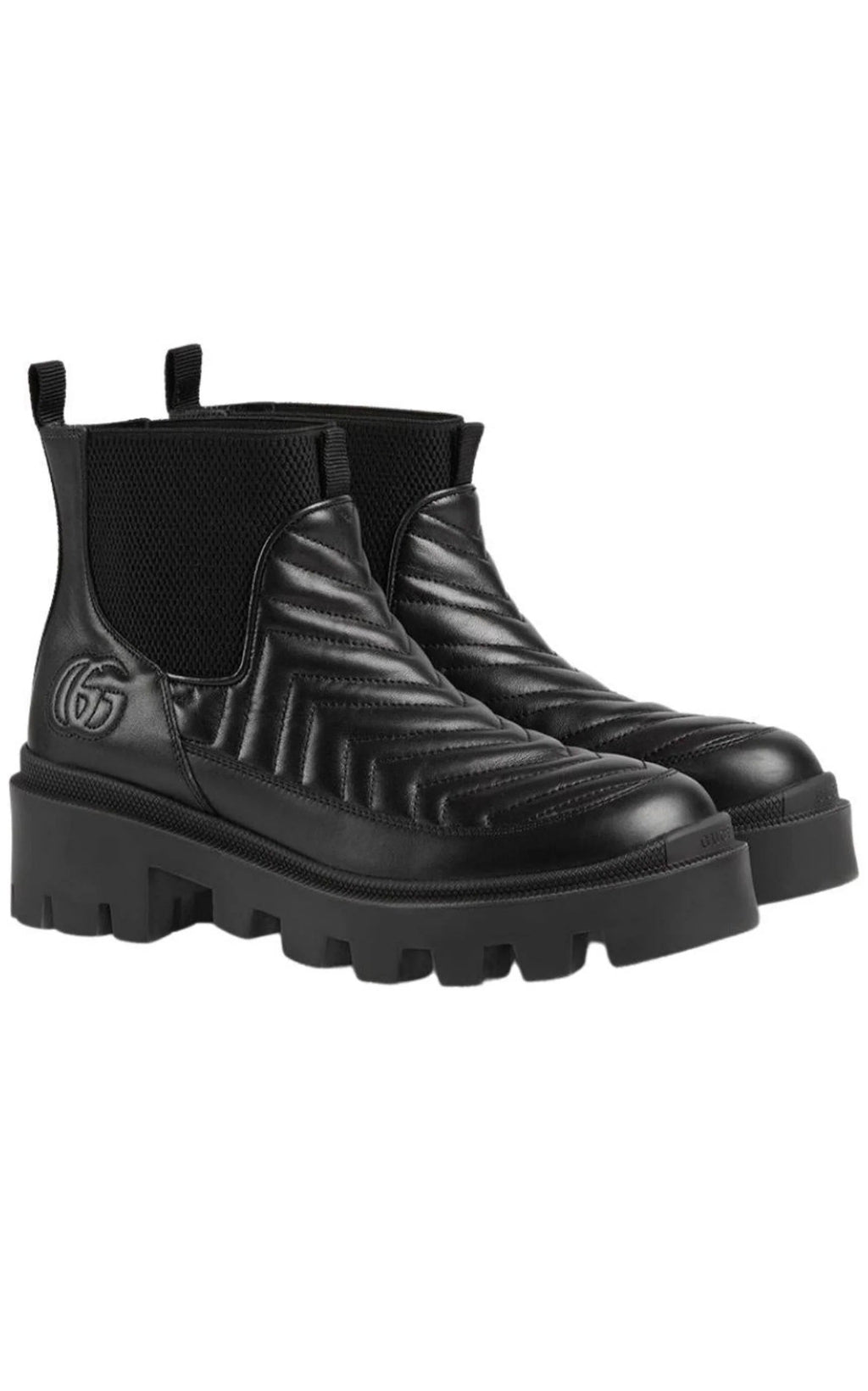 GUCCI FRANCES Matelassé  CHELSEA BOOTS
