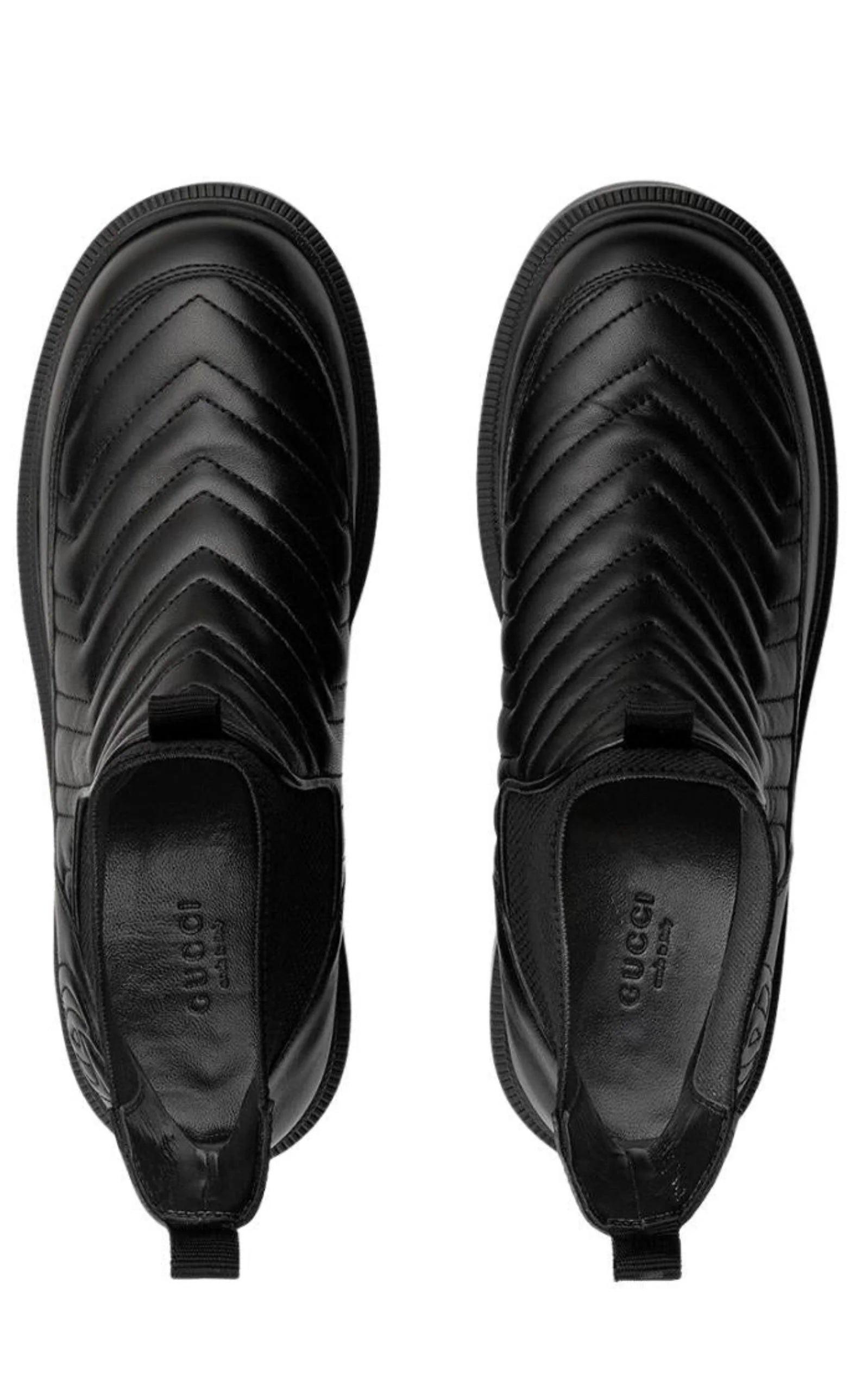 GUCCI FRANCES Matelassé  CHELSEA BOOTS