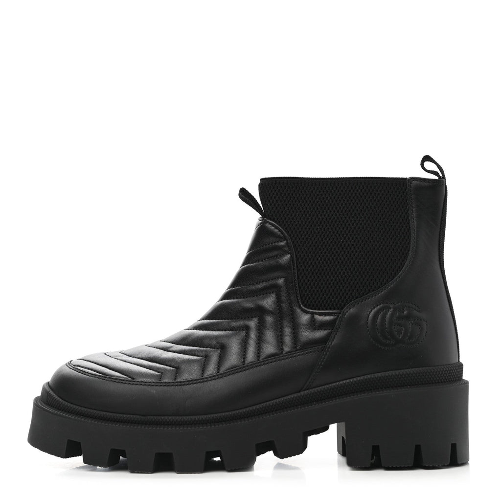 GUCCI FRANCES Matelassé  CHELSEA BOOTS