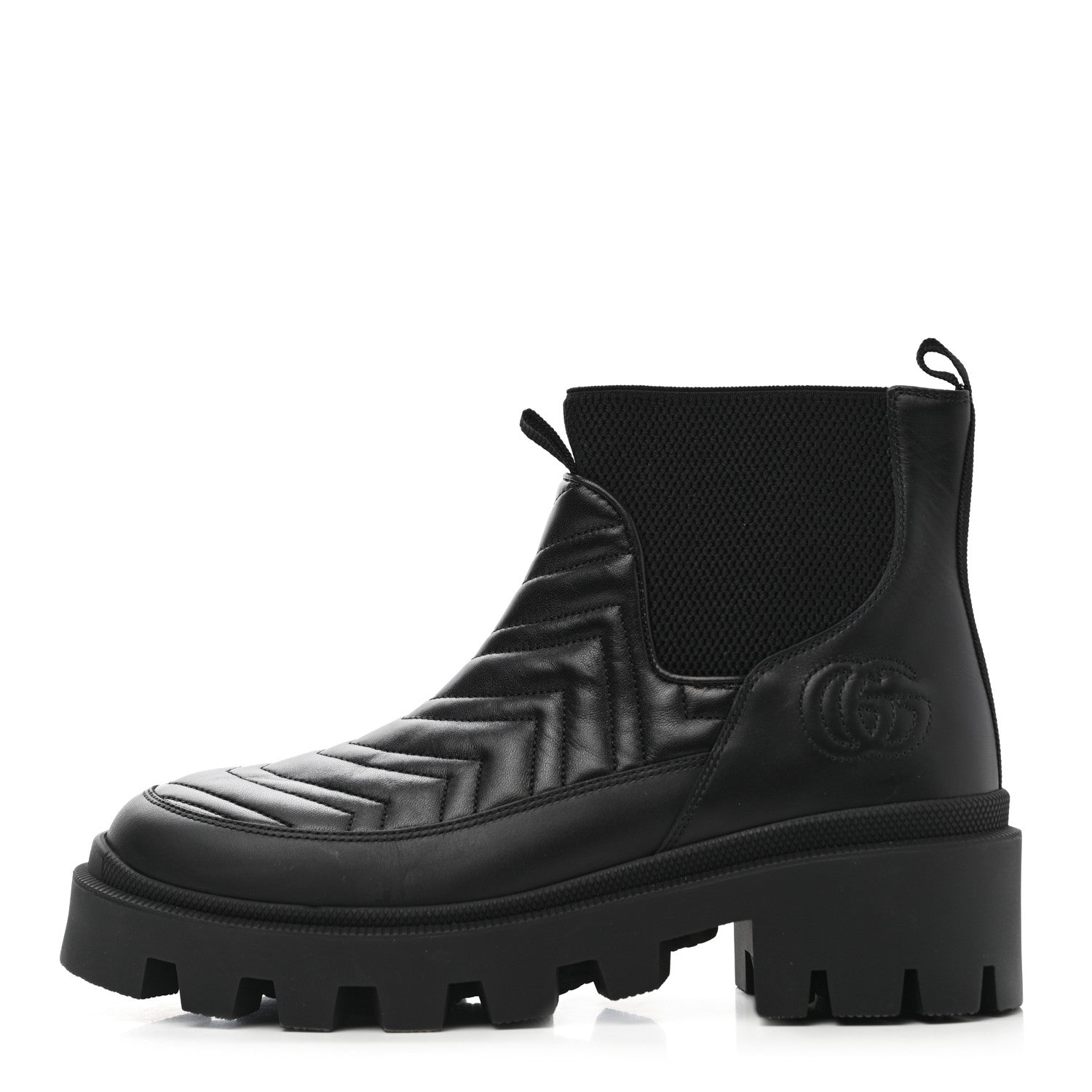 GUCCI FRANCES Matelassé  CHELSEA BOOTS