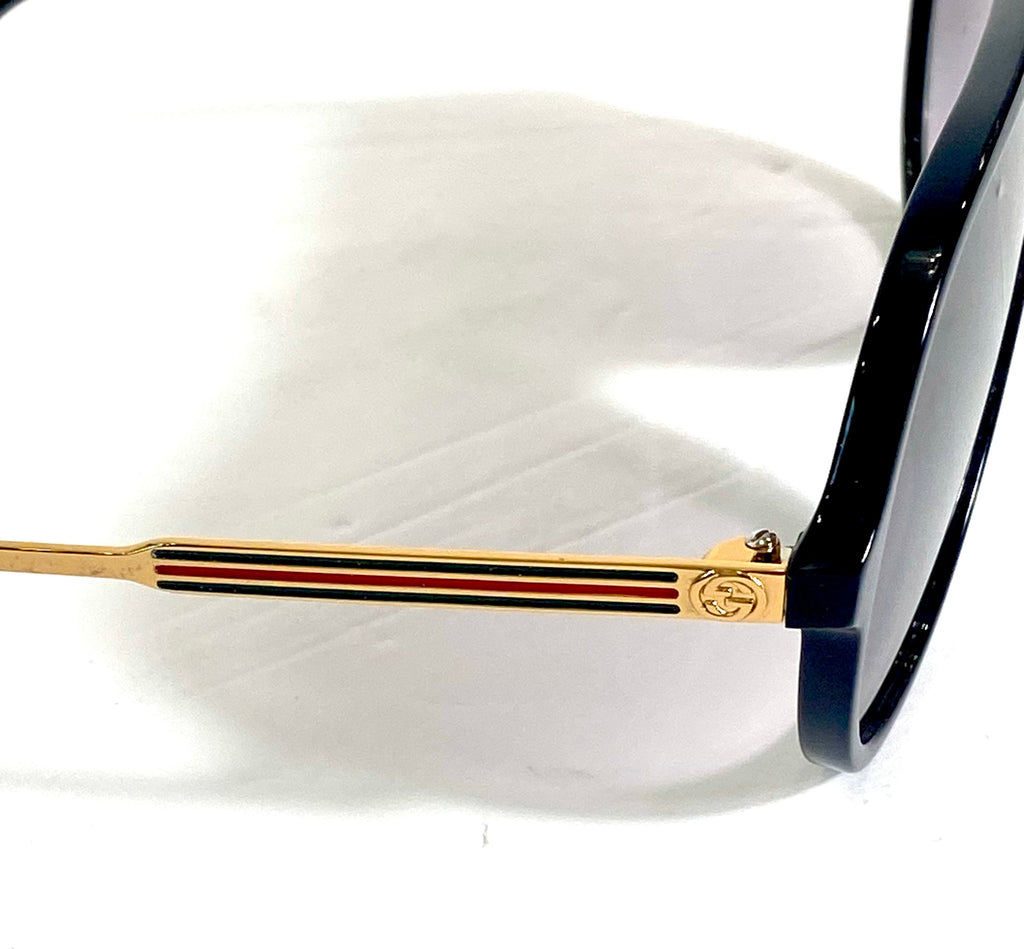 GUCCI GG 0199S 001 AVIATOR SUNGLASSES