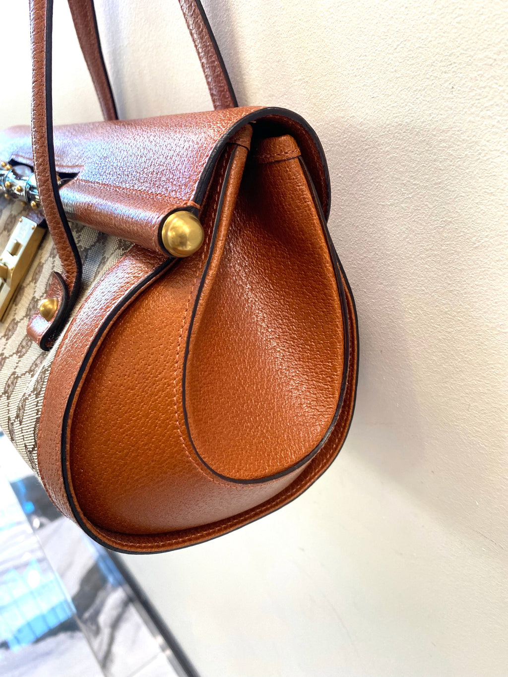 GUCCI GG BAMBOO BULLET SATCHEL