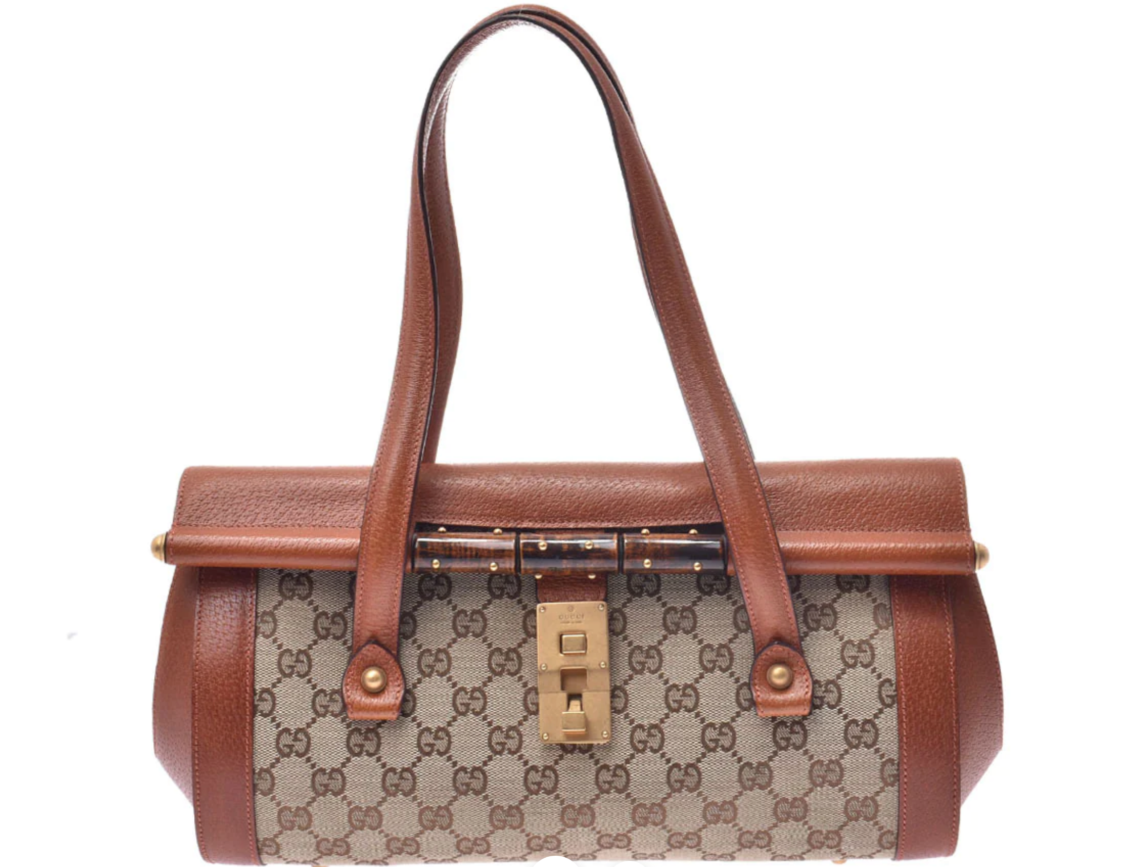 GUCCI GG BAMBOO BULLET SATCHEL