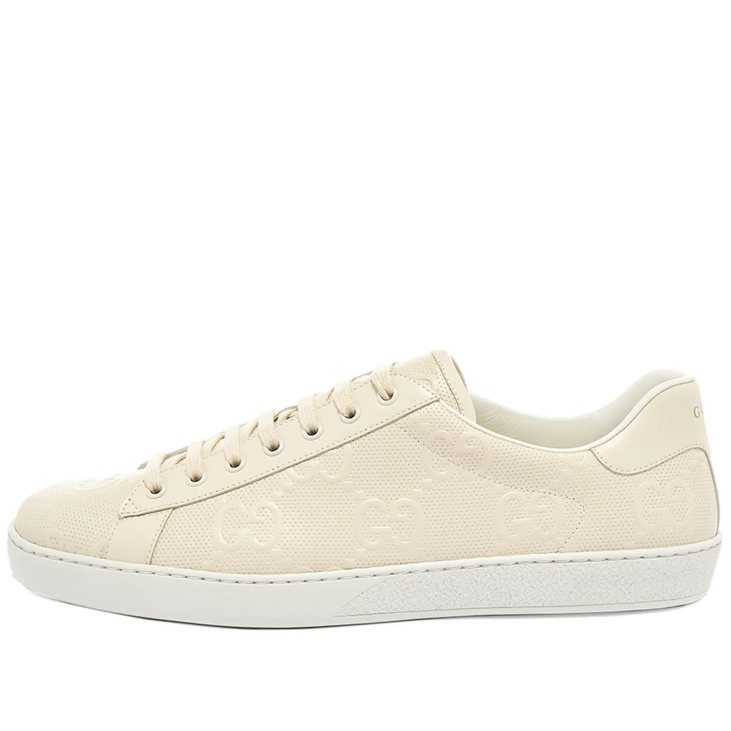 GUCCI GG EMBOSSED ACE SNEAKERS
