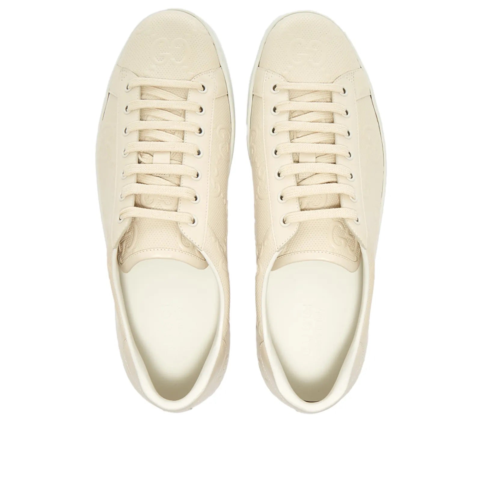 GUCCI GG EMBOSSED ACE SNEAKERS
